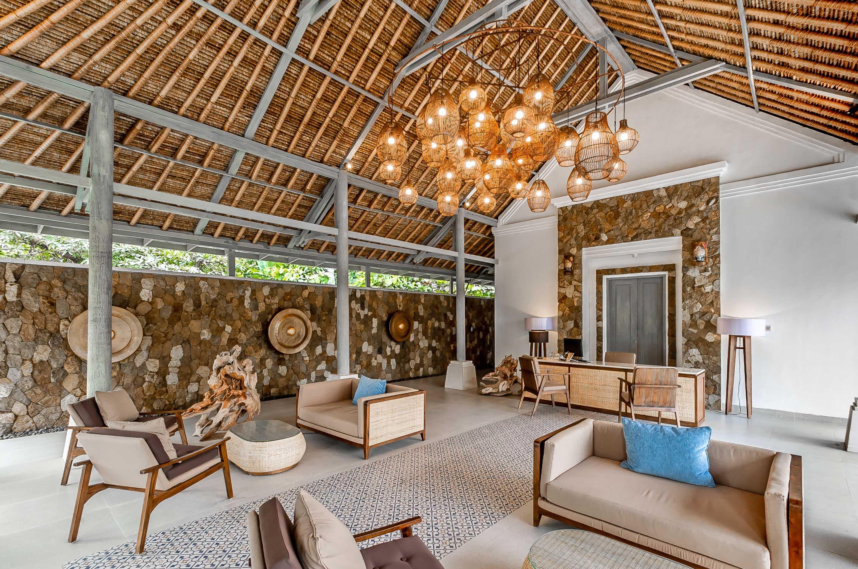 Nirwana Beach & Resort Кандидаса Экстерьер фото The lobby at the resort